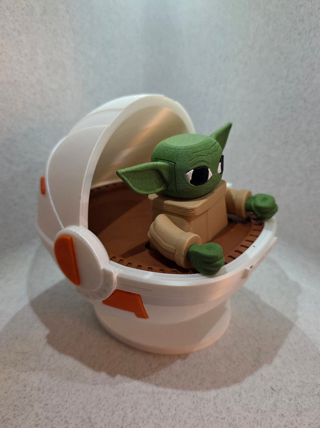 Baby Grogu/ Mandalorian D Printed