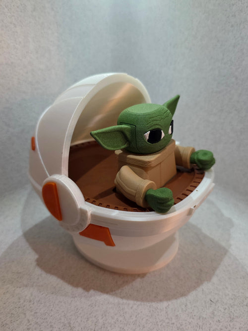 Baby Grogu/ Mandalorian D Printed