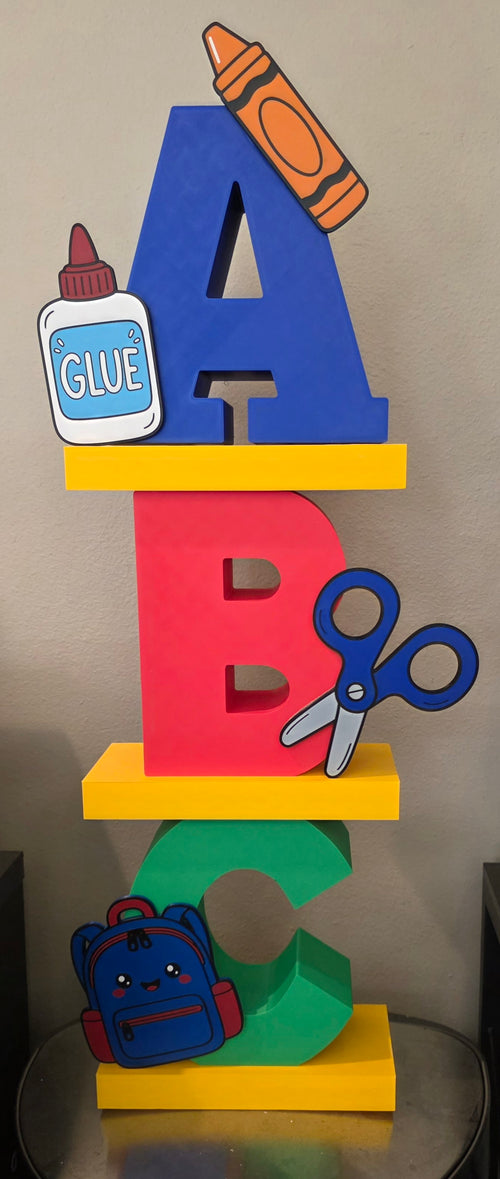 Back to School Name Stackable