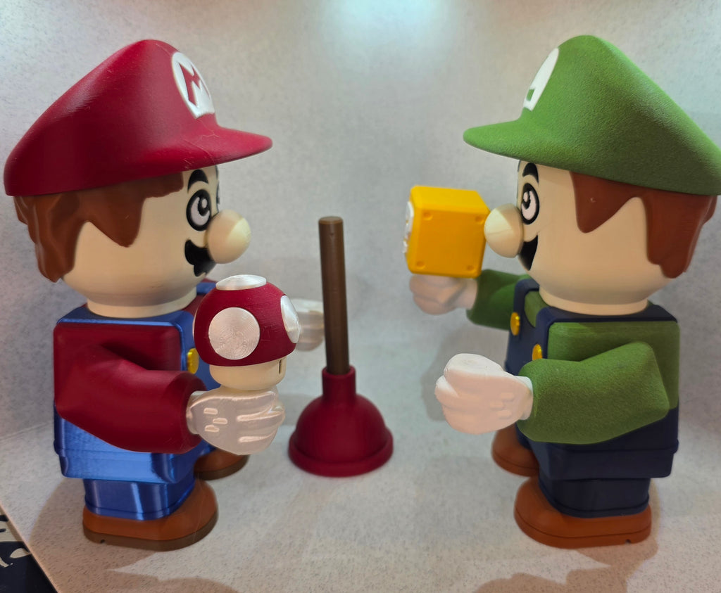 Chunky Luigi 3D printed