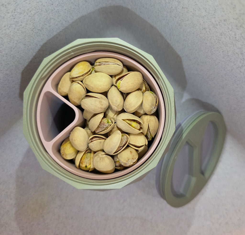 Travel pistachio cup 3D Printed