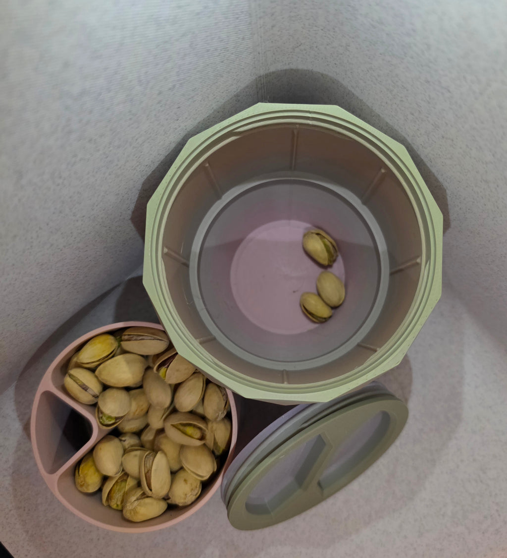 Travel pistachio cup 3D Printed